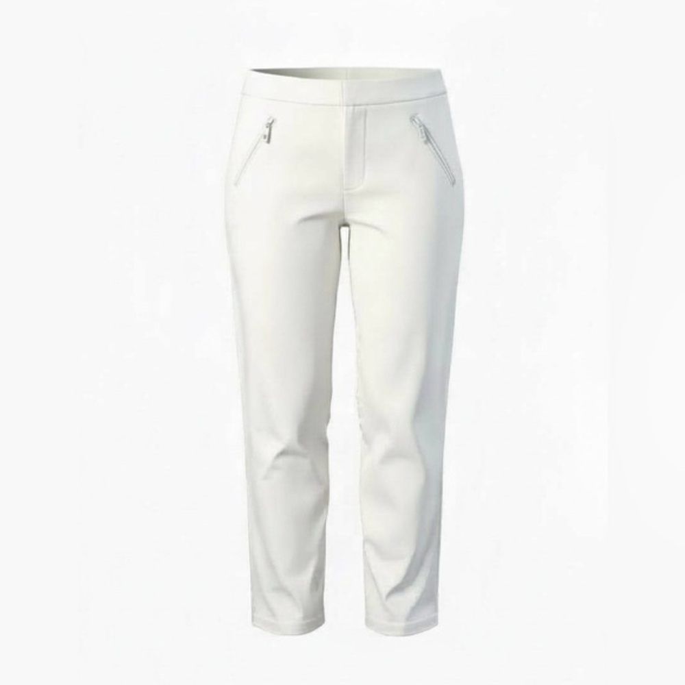 Investments White Trousers Size 16W Classic Workwear Resortwear